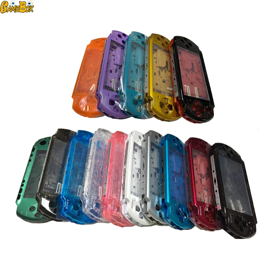 15 Color Clear Full Housing Shell Case For Psp 3000 Game Console Replacement Cover Case With