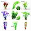 Gran oferta planta de acuario Artificial decoración para peces sumergible del tanque de hierba decoración ornamento 10-30cm 10 estilos opcionales ► Foto 2/6