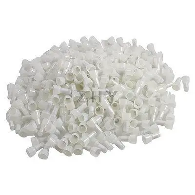 

5mm Tin-plated Tube Inner Dia CE5 Closed End Wire Connectors Crimp Caps 400 Pcs