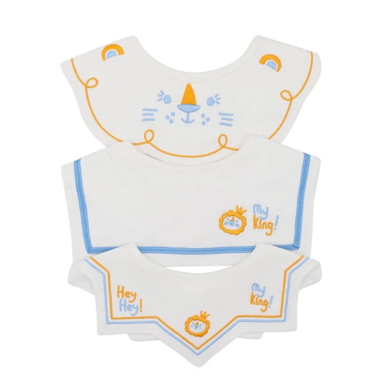 3 Pcs 360 au0080u008Bau0080u008BA  ȸ   Drool Bibs ڼ ħ Ÿ õ