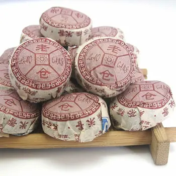 

2015 Laocang Mini Shu Pu-erh Tuo Cha Glutinous Aroma Rice Ripe Pu-erh Tuocha