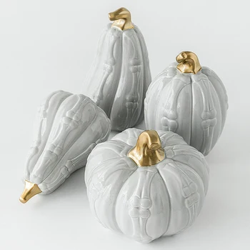

Nordic home decoration creative pumpkin ornaments modern minimalist living room office friend TV set wine cabinet decoration