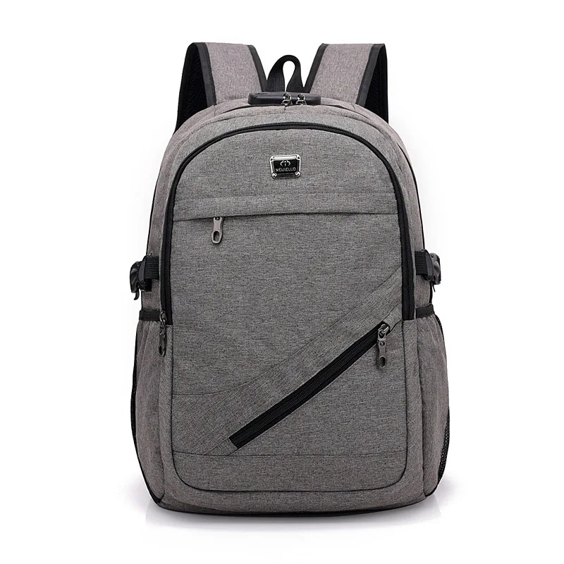

2018 New Style Foreign Trade Supply of Goods Large Capacity Backpack USB Headphone School Bag Leisure Bag Travel Bag