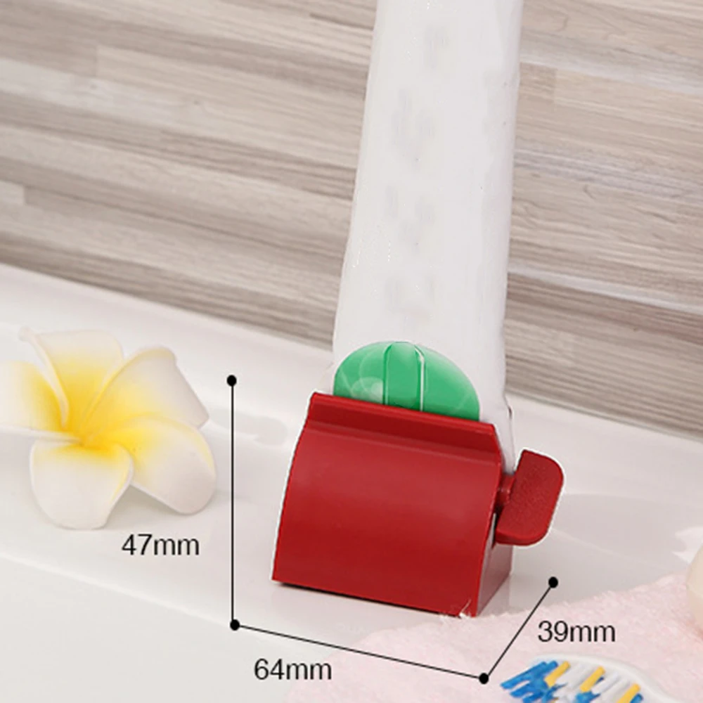 Multifunctional Bathroom Plastic Cream Tube Squeezing Dispenser Rolling Tube Squeezer Tooth Paste Squeezer Toothpaste Dispenser