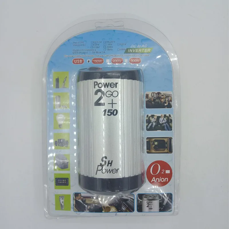 Банки колы Форма 150 Вт автомобильный инвертор 12V постоянного тока до 220 V/110 V автомобиля Мощность конвертер адаптер USB2.1A
