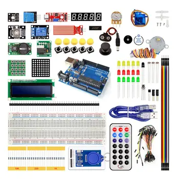 

Upgraded Advanced Version Starter Kit The Rfid Learn Suite Kit Lcd 1602 For Arduino Uno R3 Stepper Motor Learning Kit