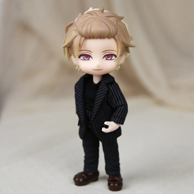 M0084 детская игрушка ручной работы 1/12 ob11 кукла blyth BJD/Аксессуары для кукол SD GSC клетчатый костюм для мальчика 3 шт./компл