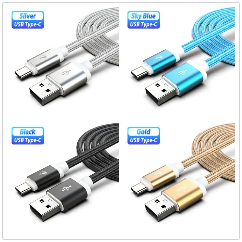 

3m 2m 1.5m USB Type C Cable Short Cabo fast charge For Samsung Galaxy a50 A3 A5 A7 2017 A8 A9 2018 xiaomi mi 9 8 a3 pocophone f1