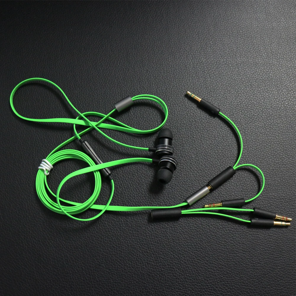 Replacement Y Shape Audio Microphone Pc Splitter Cable Extension Cord Wire Line For Razer Razer Hammerhead Pro Duo V2 Earphones Earphone Accessories Aliexpress