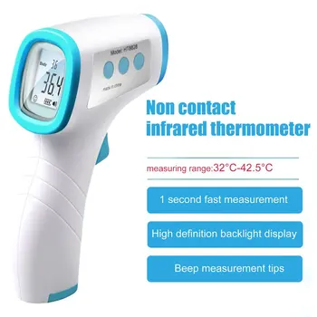 

Non-contact Infrared Thermometer Handheld Infrared Thermometer High Precision Measures Body Temperature