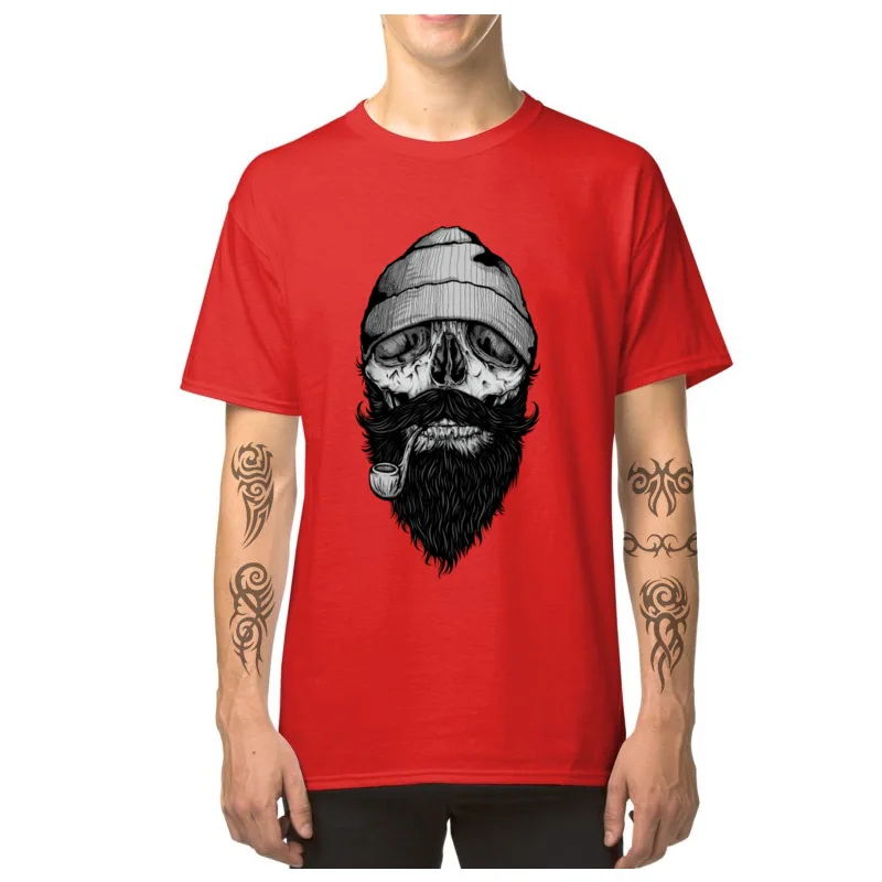 Bone_Sailor_8630 Tshirts Designer Short Sleeve Cool 100% Cotton Fabric O-Neck Mens T Shirt Printed On T-shirts Fall Bone_Sailor_8630 red