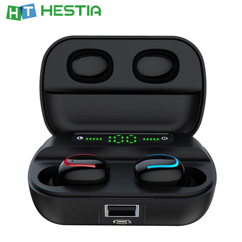 

HBQ Q32 TWS Bluetooth Earphone hi fi Wireless Earbuds LED ear phone Cordless withmic Best Selling 2019 Products Wholesale Retail