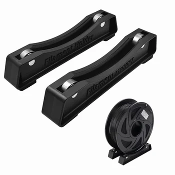 

Tabletop Filament Spool Holder Material Shelves Supplies Fixed Seat For ABS TPU Silk PLA 3D Printing Material Rack Tray Black