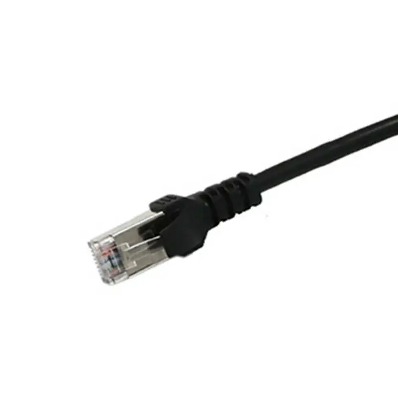 RJ45 Network Splitter Cables Adapter LAN Port Ethernet Crossover Cables Parts 4