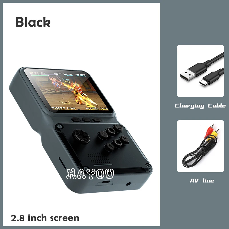 Handheld Games Console Mini Retro Video Game Players Bulit-in 500 Games 3 Inch HD Display AV Output Portable Video Game Console 