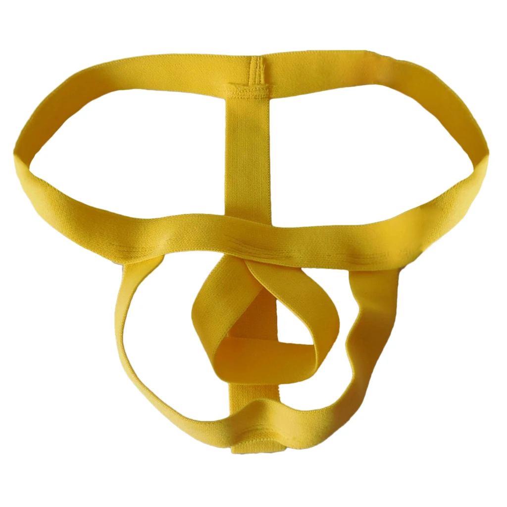 Sexy T-back Design String Thong Underwear  for Men Stretchy Open Pouch Rings G-Strings & Thongs Stretchy Jockstrap Underwear
