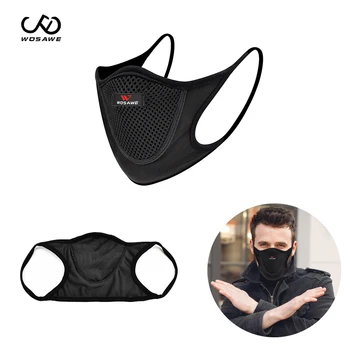 

WOSAWE Cycling Face Mask Anti-pollution Dust Reusable Washable Breathable Cycling Mask For Outdoor Sport Training Bike Facemask