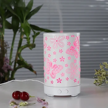 

Top Sale Openwork Butterfly Electric Aroma Air Diffuser Ultrasonic Air Humidifier Essential Oil Aromatherapy Cool Mist Maker for