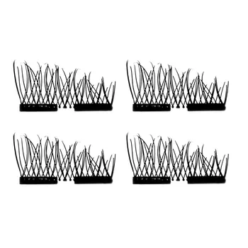 

4Pcs/lot Glue-free 3D Magnetic False Eyelashes Natural Thick Long Cosmetic Eye lashes Makeup Beauty Tools extension Fashion