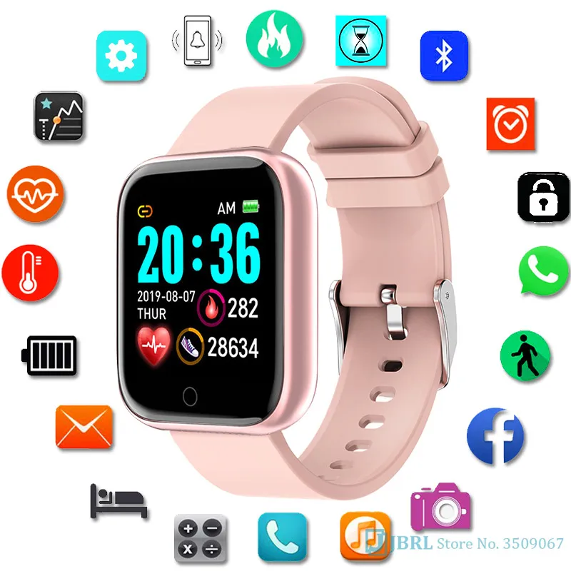 Reloj inteligente para niños y niñas, pulsera electrónica inteligente deportiva para estudiantes y niños de 8 a 18 años