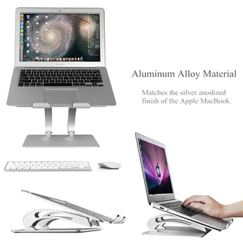 

Laptop Stand, Foldable Aluminum Laptop Stand, adjustable folding stand for MacBook and laptop