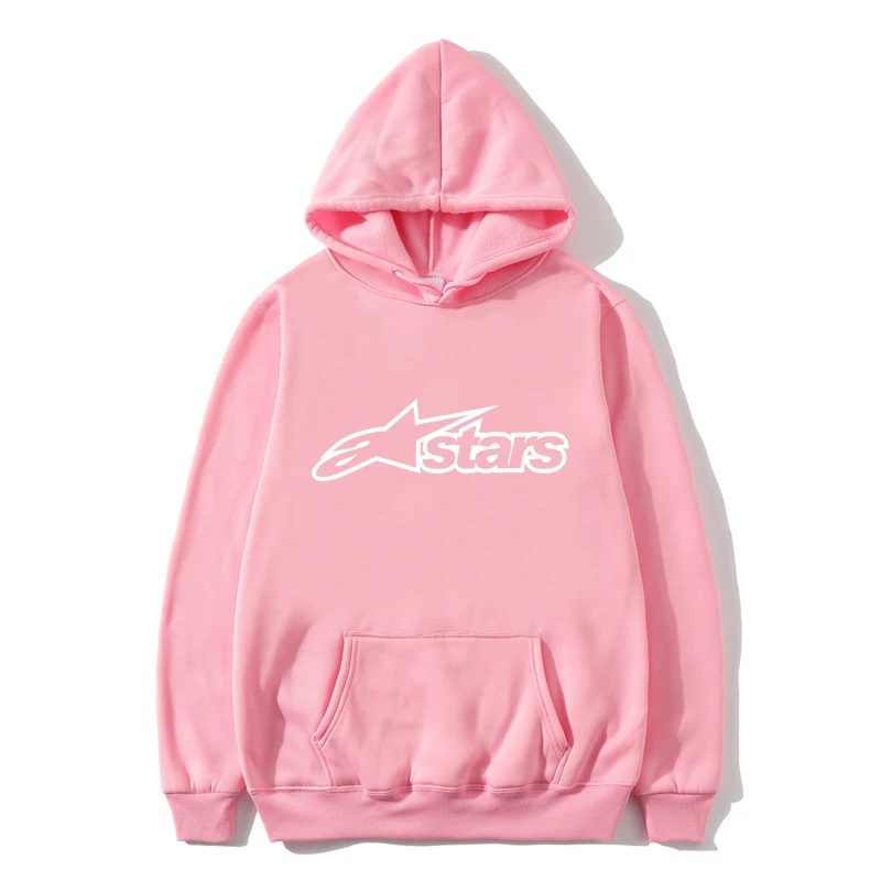 pink Крутое Hiver Alpine худи со звездой hommes manteau polaire epaissir Alpine Star Байкерская Толстовка для отдыха в стиле хип-хоп - Цвет: pink