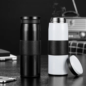 

450Ml Vacuum Flask Stainless Steel Business Car Thermos Cup High-End Office Water Cup Thermos For Sport Water Bottles Thermoses