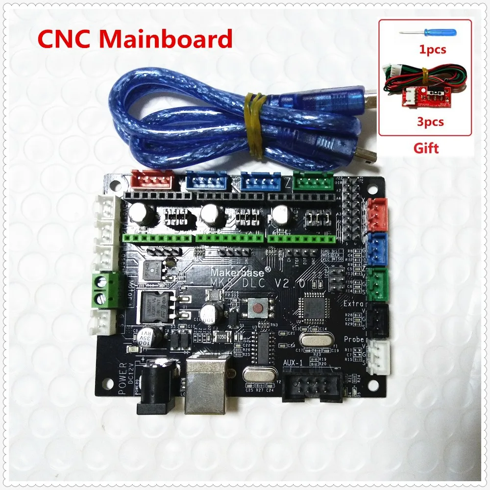 MKS DLC v2.0 GRBL CNC лазерная материнская плата DIY breakout 3 оси шаговый Драйвер контрольная