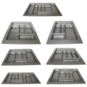 

ABS Drawer Cutlery Tray Kitchen Cabinet Chopsticks Cutlery Storage Box Plastic Drawer Compartment Divider Cutlery Tray Organiser