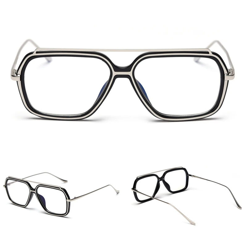 Kachawoo, прозрачные солнцезащитные очки для женщин, полигон, черный, серебристый цвет, зеркальные шестиугольные солнцезащитные очки для мужчин,, половина металла, высокое качество