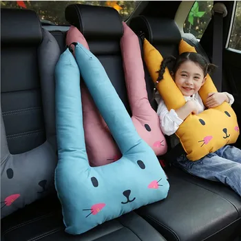 

New Korean Cartoon Child Car Seat Belt Shoulder Cover Sleeping Neck Pillow Cute Comfortable Car Pillow Car Seat Belt Neck Pillow