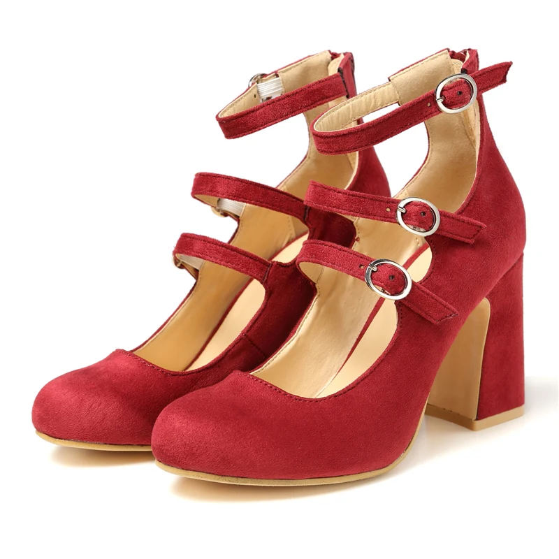 

2020 Summer 11cm High Heels Women Sandals Strap Block Heels Pumps Valentine Gladiators Platform Prom Dress Mary Jeans Red Shoes