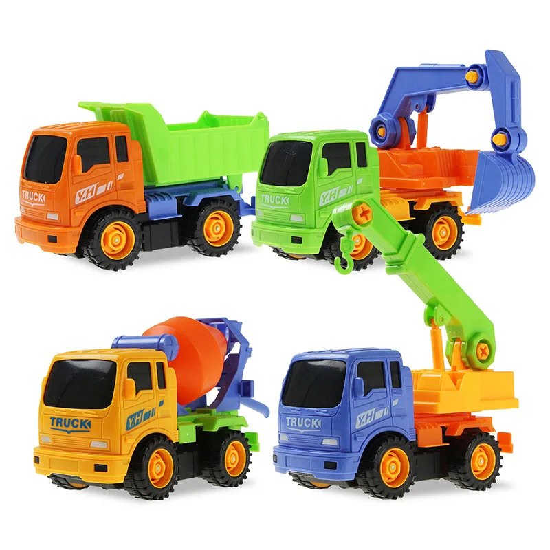 

Assembled Nut Engineering Vehicle Disassembly Assembly Mom And Baby Toy Baby Educational ENLIGHTEN Car Model Set
