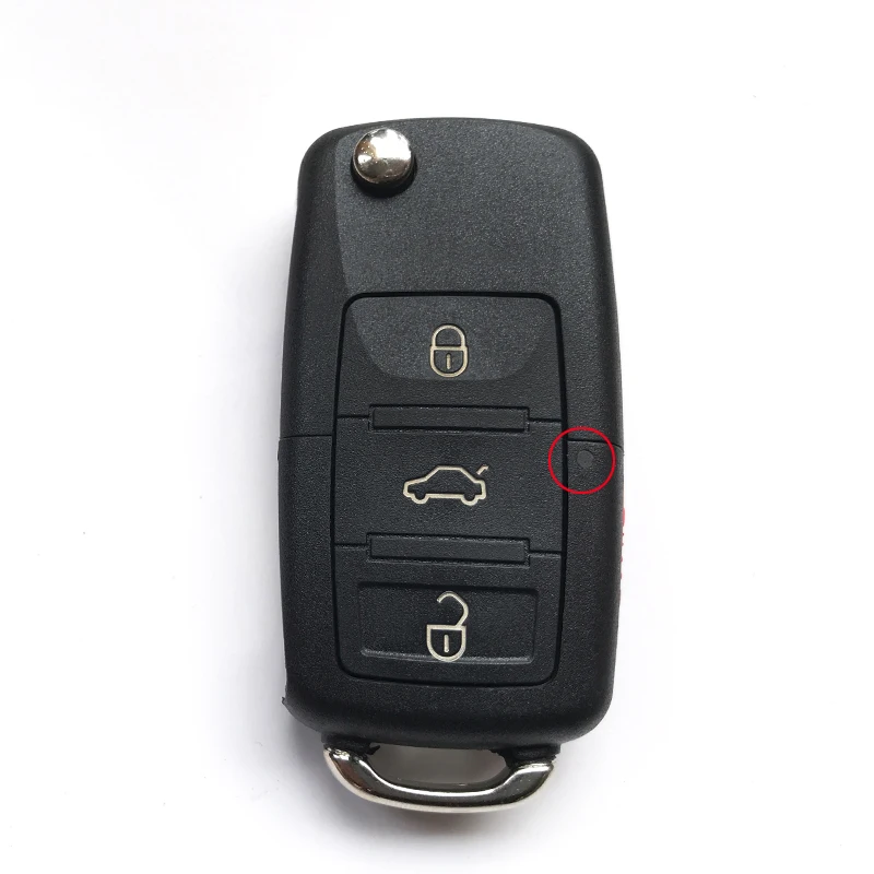 Складной автомобильный ключ с 4 кнопками оболочка для VW Volkswagen Passat B5 B6 Touran Golf 5 6 Polo