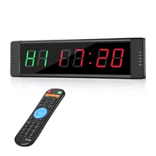 Programable Remote control LED crossfit timer Interval Timer garage timer sports training clock Crossfit gym timer
