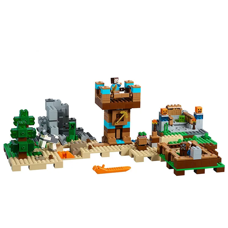 

717pcs The Crafting Box 2.0 Building Block Bricks Compatible Legoinglys My World 21135 Toys for Children Gifts
