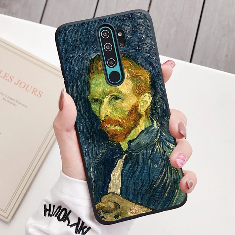 Van Gogh Silicone Ốp Lưng Điện Thoại Redmi Note 8 7 Pro S 8T Cho Redmi 9 7A Bao phone cases for xiaomi