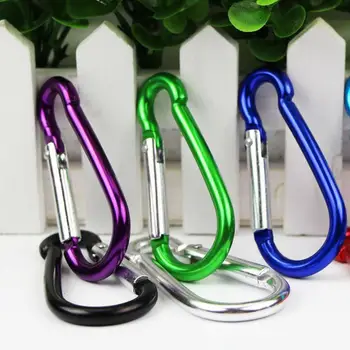

1Pcs Aluminum Alloy Carabiner Keychain Outdoor Camping Climbing Snap Clip Lock Buckle Hook Fishing Tool