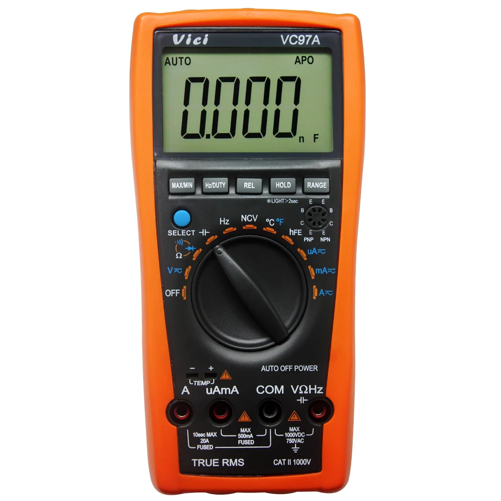 Мультиметр VICI VC97A 3999B с ЖК дисплеем и подсветкой|auto range dmm|digital multimetermultimeter needle |