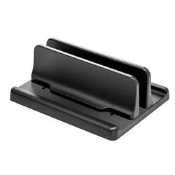 Suporte vertical plástico do suporte do portátil ajustável desktop notebook dock space saving 3 em 1