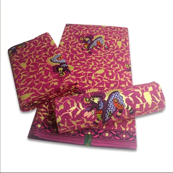 

2020 Cheapest Price Best Quality African Fashion Golden Wax Fabrics Nigerian Golden Ankara Printed Wax Materials 6 Yards/pcs