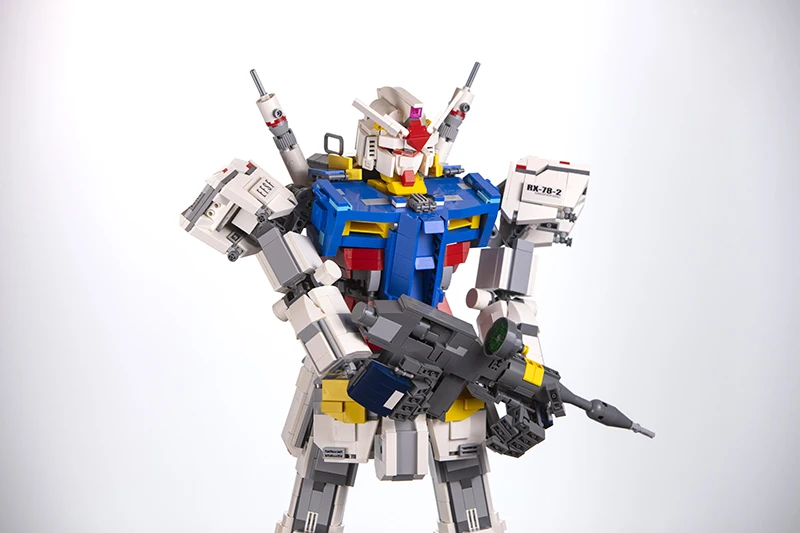 MOC супер робот войны Mecha Gundam Technic 3500 шт модель RX78-2 с фиксированным кронштейном строительный блок кирпичи рождественские игрушки