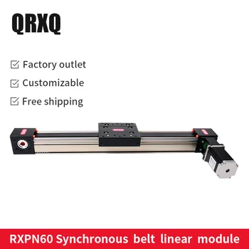 

Cheap synchronous belt linear module with motor for spraying and 3D printer 300mm