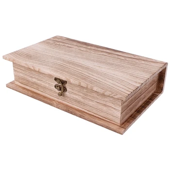 

Wooden Hinged Lockable Box Jewellery Storage Case Crfats Sundries Organizer