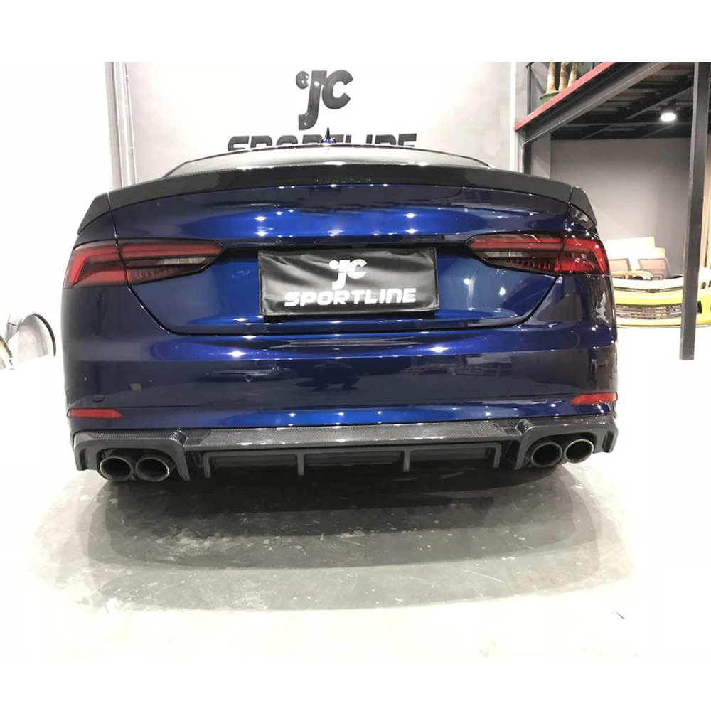 Задний спойлер из углеродного волокна/FRP для Audi A5 Sline S5 Sportback Hatchback 4 Door 2017 2018 2019 3