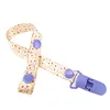 Cartoon Fixed Button Baby Pacifier Clip Chain Ribbon Dummy Soother Holder Chain Anti-drop Buckle Strap for Pacifier Baby Feeding ► Photo 2/6