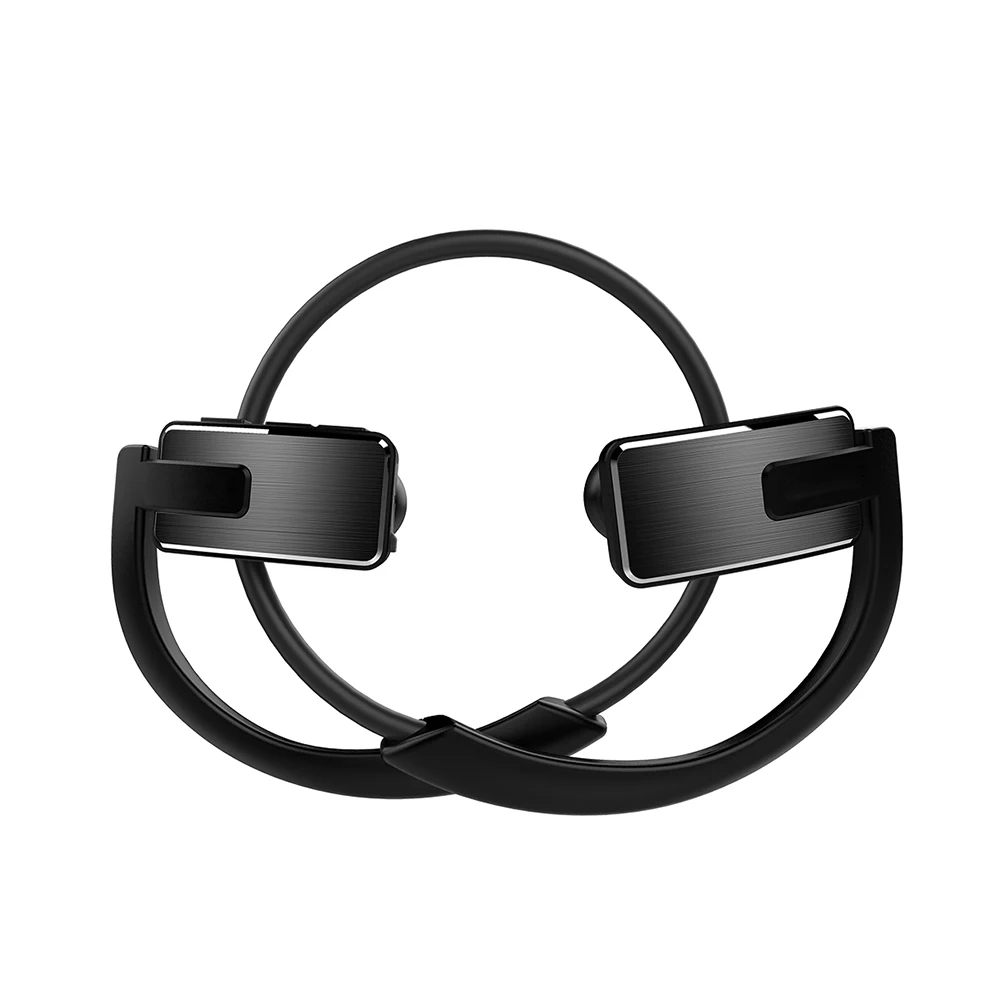 A883BL Спортивные Bluetooth наушники с микрофоном бас стерео водонепроницаемые беспроводные наушники с шумоподавлением bluetooth-гарнитура - Цвет: Black