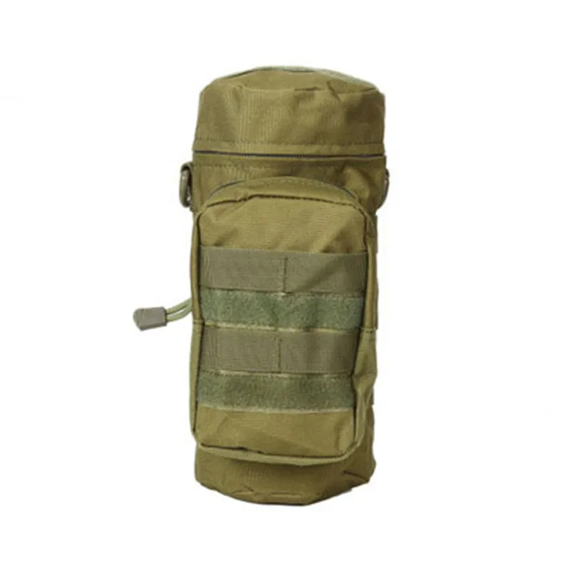 

Outdoor Tactical Molle Water Bag Durable Water Bottle Pouch Bag Wargame Hunting Hiking Kettle Bag Trekking Cycling Waist