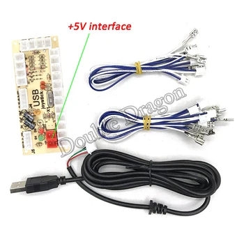 

20 Pcs Zero Delay USB to Joystick Arcade encoder Joystick contoller