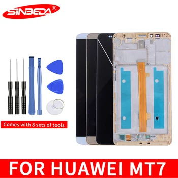 

6.0"Sinbeda For HUAWEI Mate 7 LCD Display Touch Screen with Frame Digitizer For HUAWEI Mate7 Display MT7-L09 MT7-CL00 Mate7 LCD